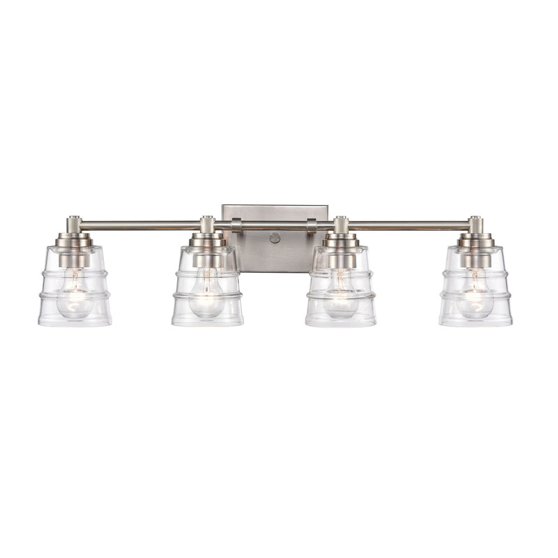 ELK Home 67963/4 Four Light Vanity, Satin Nickel Finish-LightingWellCo