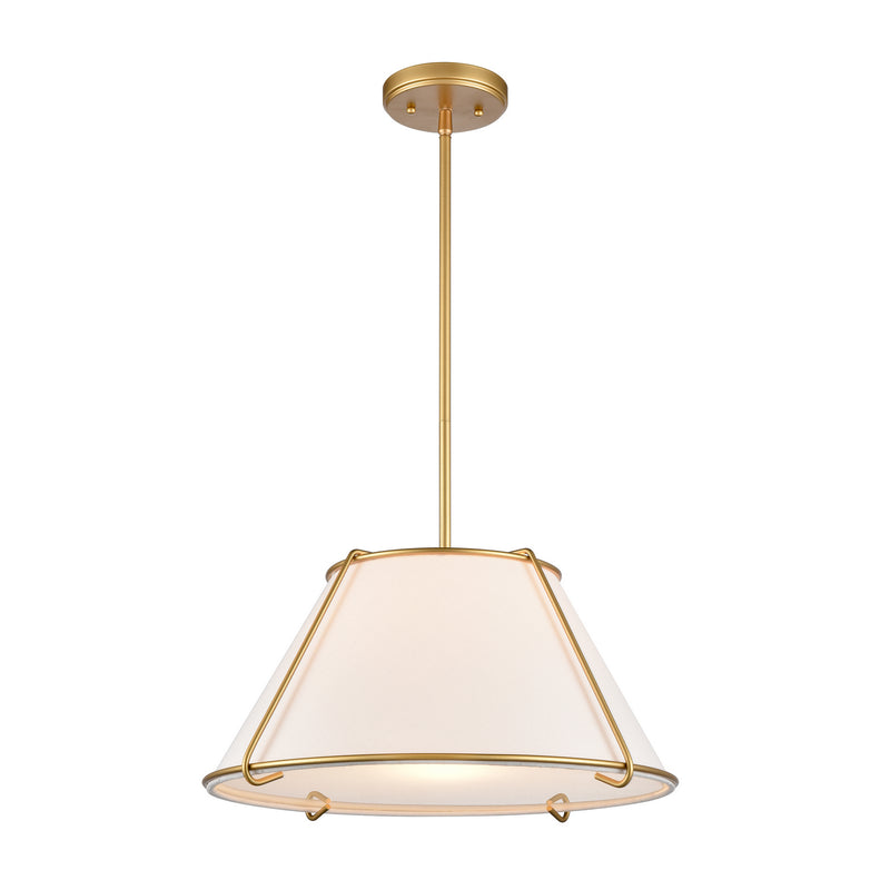 ELK Home 68244/1 One Light Pendant, Natural Antique Brass Finish-LightingWellCo