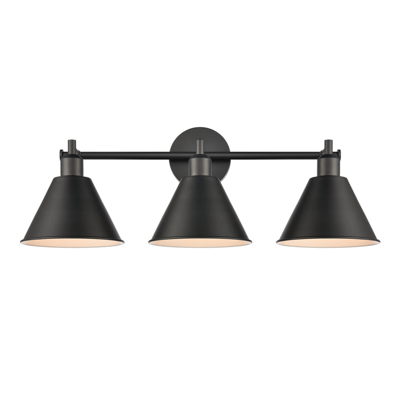 ELK Home 68272/3 Three Light Vanity, Matte Black Finish-LightingWellCo