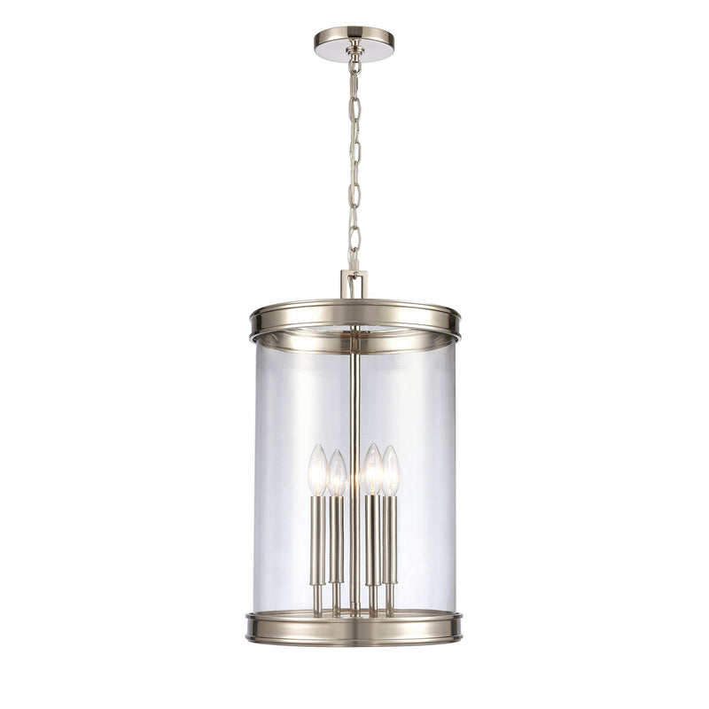 ELK Home 69766/4 Four Light Pendant, Polished Nickel Finish-LightingWellCo