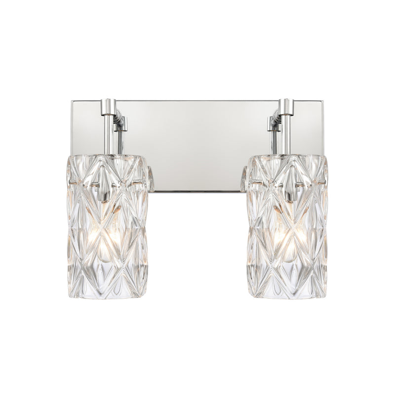 ELK Home 82191/2 Two Light Vanity, Polished Chrome Finish-LightingWellCo