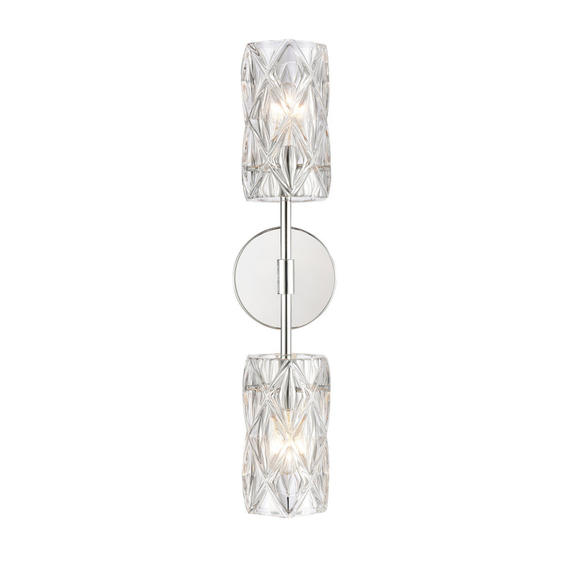 ELK Home 82195/2 Two Light Wall Sconce, Polished Chrome Finish-LightingWellCo