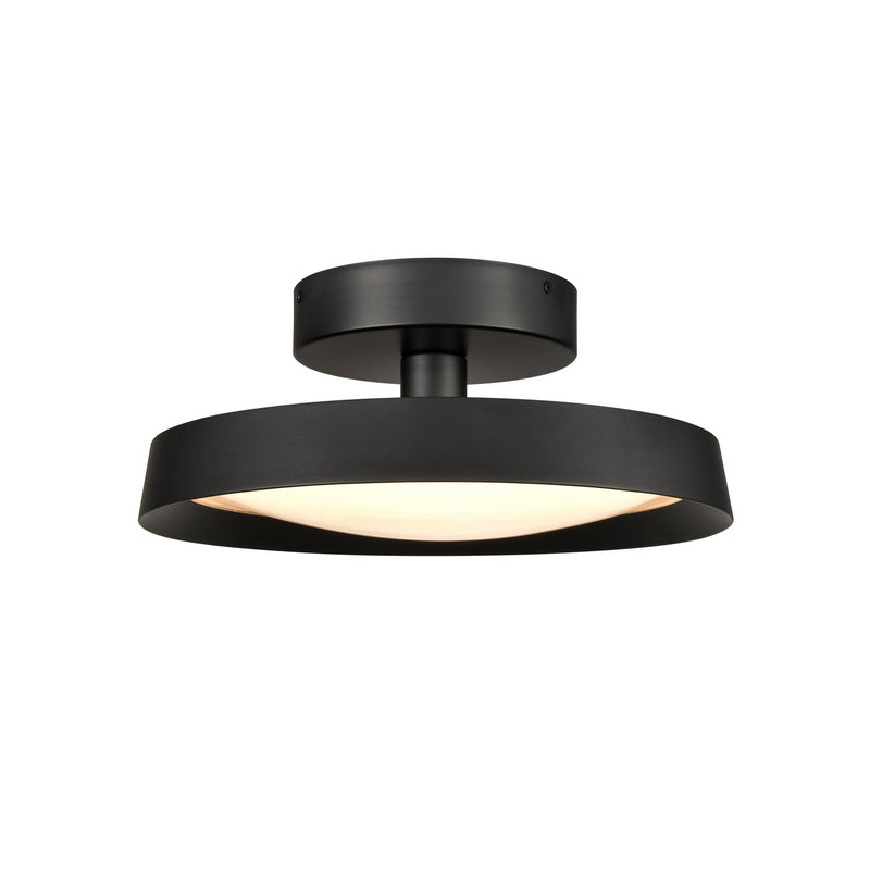 ELK Home 85075/LED LED Semi Flush Mount, Matte Black Finish-LightingWellCo