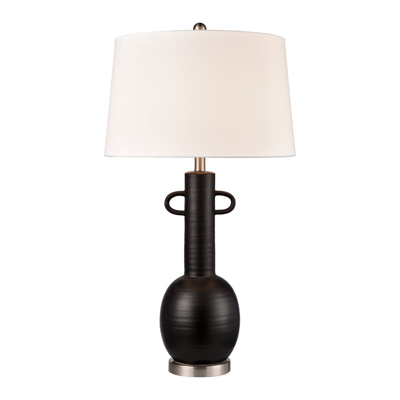 ELK Home H0019-10327 Table Lamp, Matte Black Glazed Finish-LightingWellCo