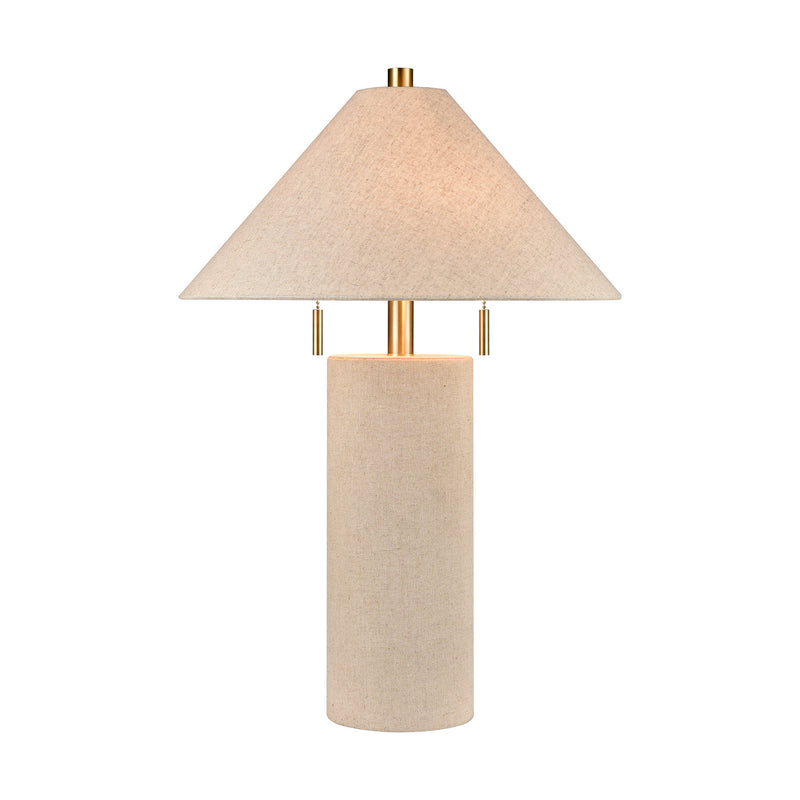 ELK Home H0019-10338 Table Lamp, Oatmeal Finish-LightingWellCo