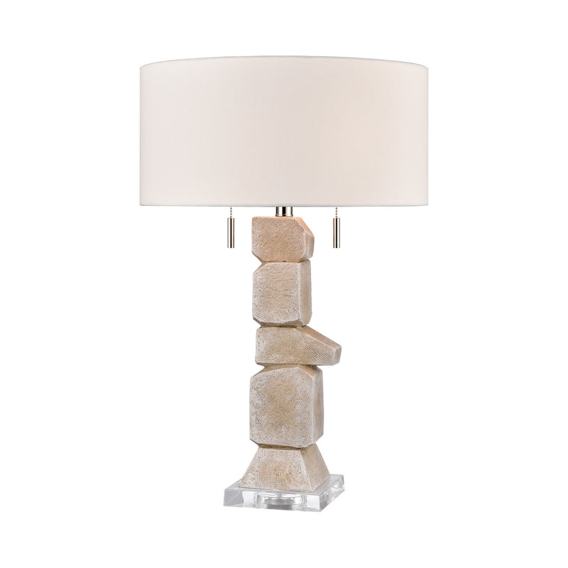 ELK Home H0019-10342 Table Lamp, Antique White Finish-LightingWellCo