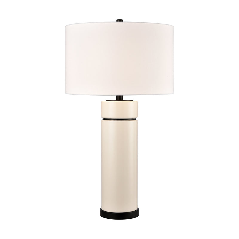 ELK Home H0019-10345 Table Lamp, White Glazed Finish-LightingWellCo