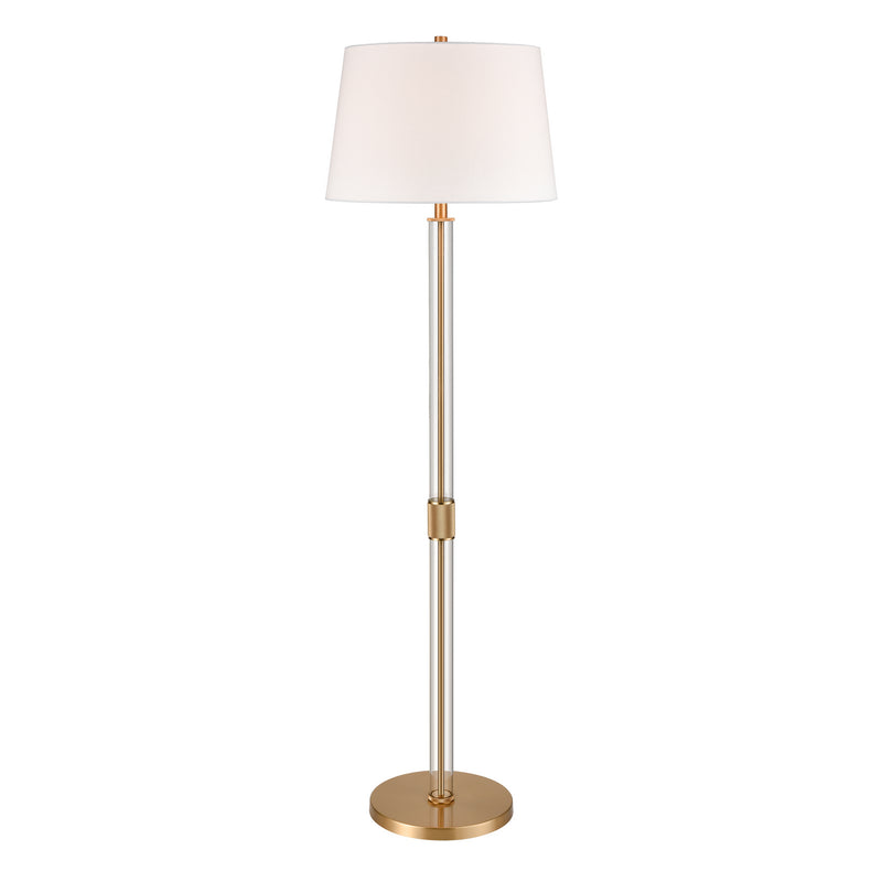 ELK Home H0019-9569 One Light Floor Lamp, Aged Brass Finish-LightingWellCo