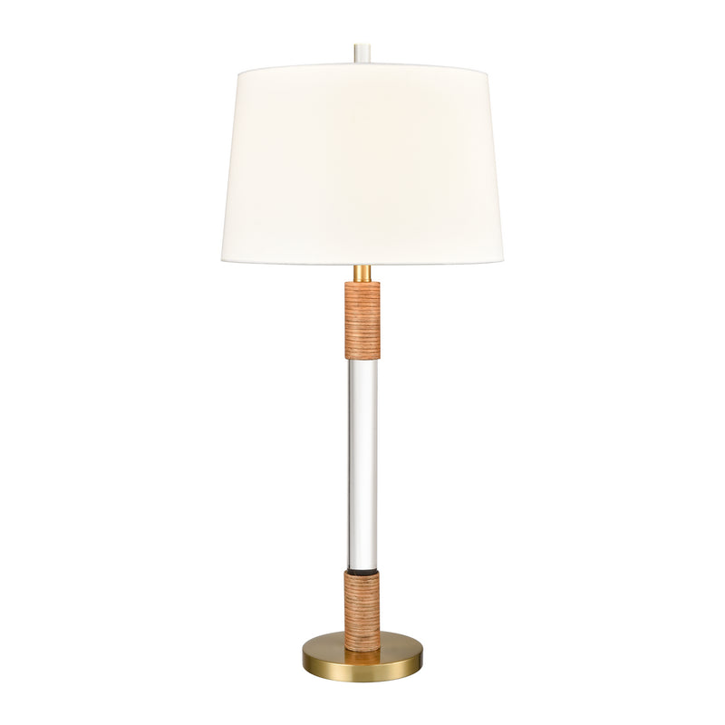 ELK Home H0019-9517 One Light Table Lamp, Clear Finish-LightingWellCo