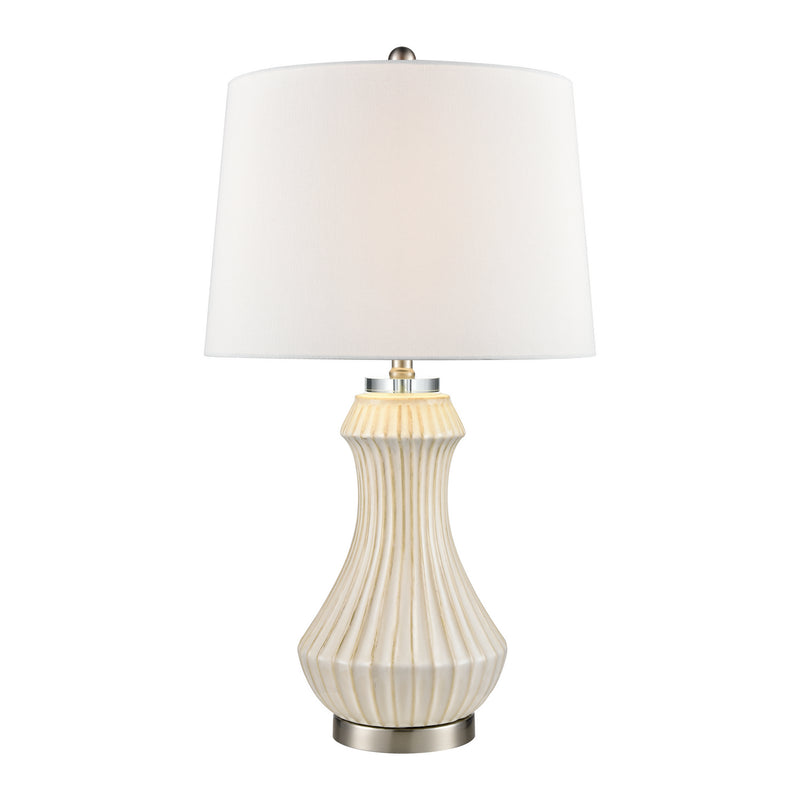 ELK Home S0019-10318 Table Lamp, Cream Finish-LightingWellCo