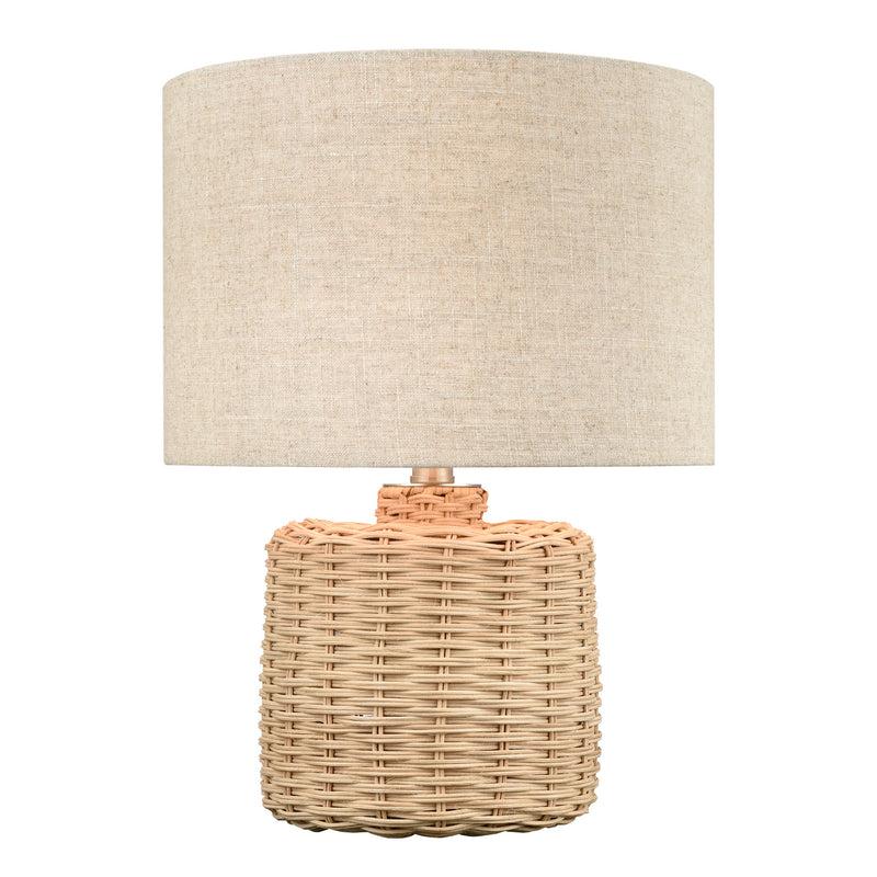 ELK Home S0019-8019 One Light Table Lamp, Natural Finish-LightingWellCo