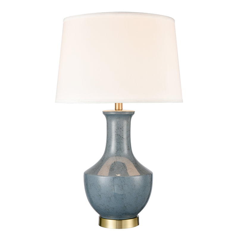 ELK Home S0019-8022 One Light Table Lamp, Blue Finish-LightingWellCo