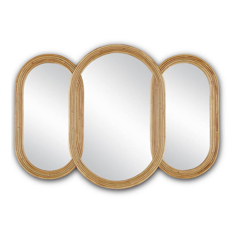 Currey and Company 1000-0128 Mirror, Arurog/Khaki/Mirror Finish-LightingWellCo