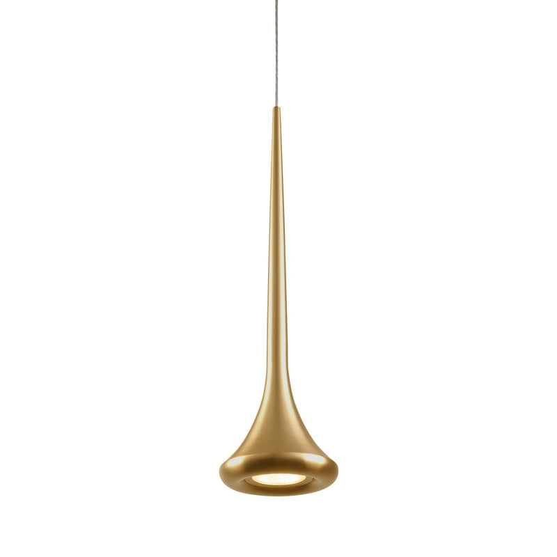 Kuzco Lighting 402601BG-LED LED Pendant, Brushed Gold Finish-LightingWellCo