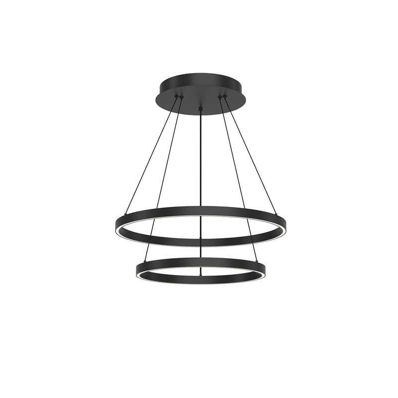 Kuzco Lighting CH87224-BK LED Chandelier, Black Finish-LightingWellCo