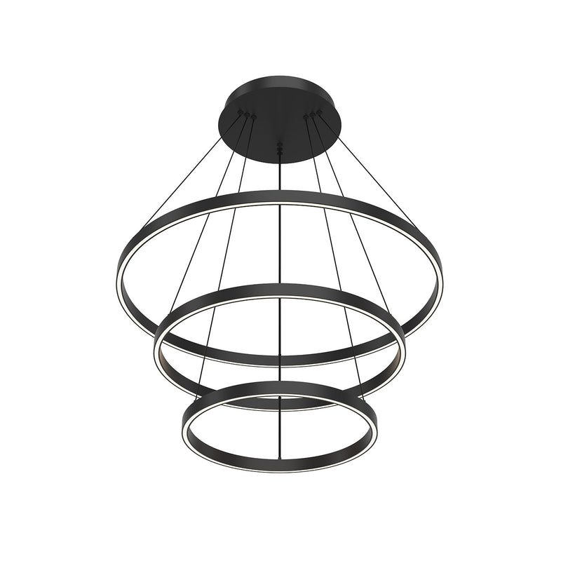 Kuzco Lighting CH87332-BK LED Chandelier, Black Finish-LightingWellCo