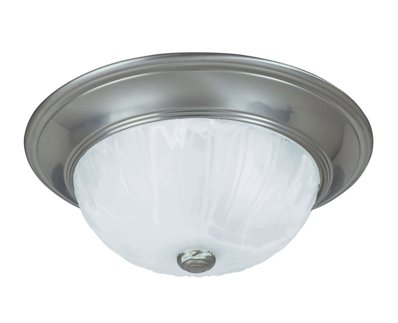 Savoy House 6-13264-13-SN Two Light Flush Mount, Satin Nickel Finish LightingWellCo