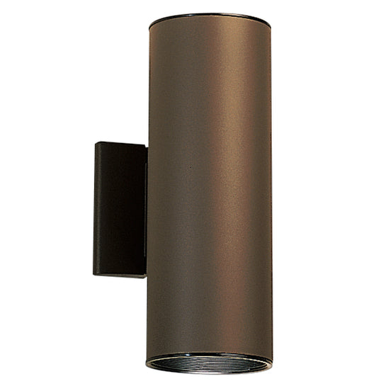 Kichler 9244AZ Two Light Outdoor Wall Mount, Architectural Bronze Finish - LightingWellCo