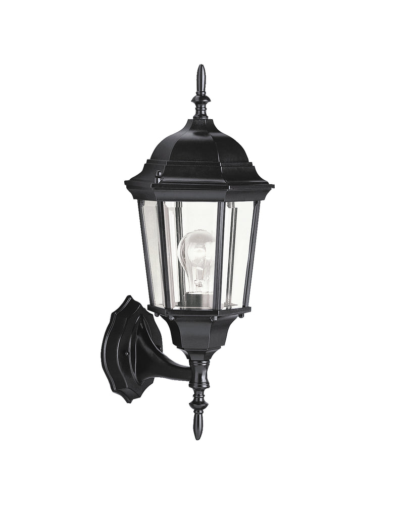 Kichler 9654BK One Light Outdoor Wall Mount, Black Finish - LightingWellCo