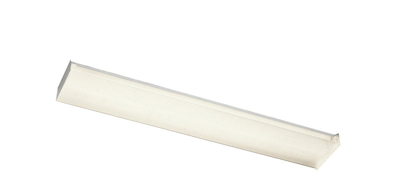 Kichler 10315WH Two Light Linear Ceiling Mount, White Finish - LightingWellCo