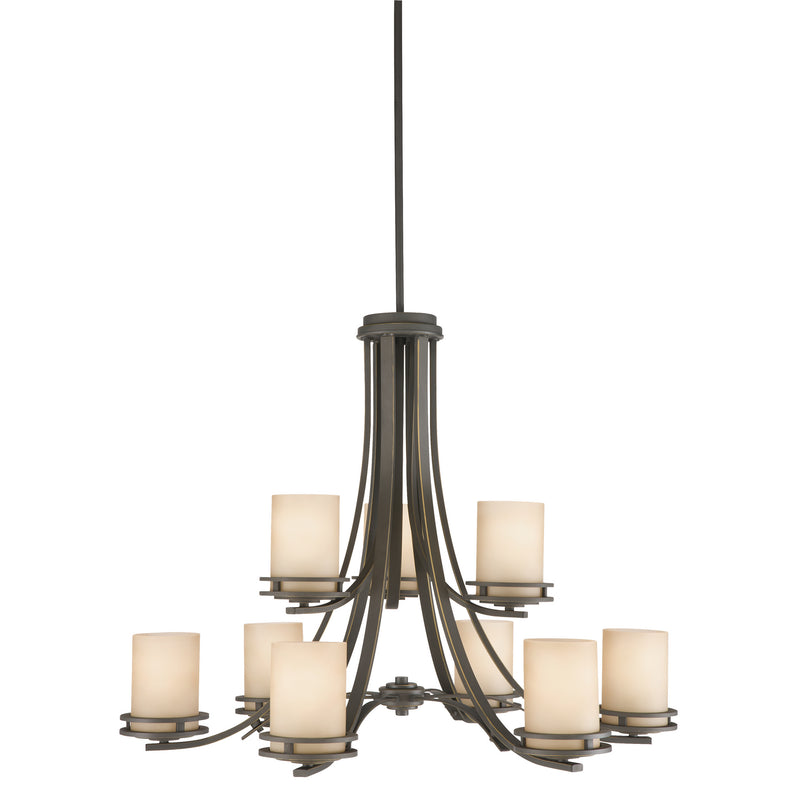 Kichler 1674OZ Nine Light Chandelier, Olde Bronze Finish - LightingWellCo