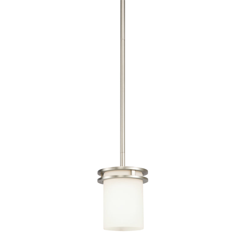 Kichler 3475NI One Light Mini Pendant, Brushed Nickel Finish - LightingWellCo