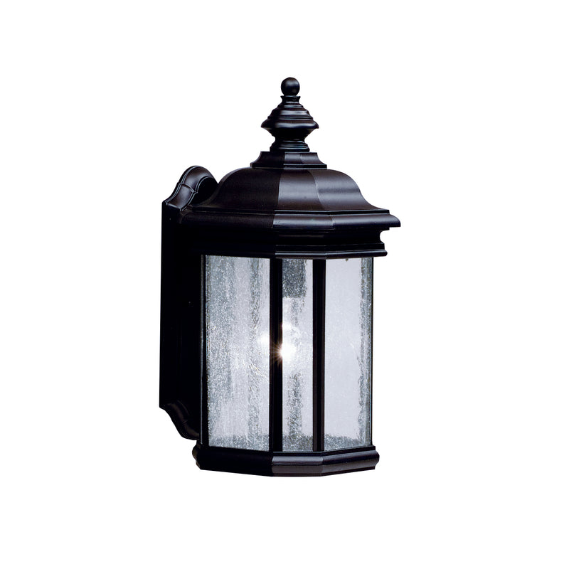 Kichler 9029BK One Light Outdoor Wall Mount, Black Finish - LightingWellCo