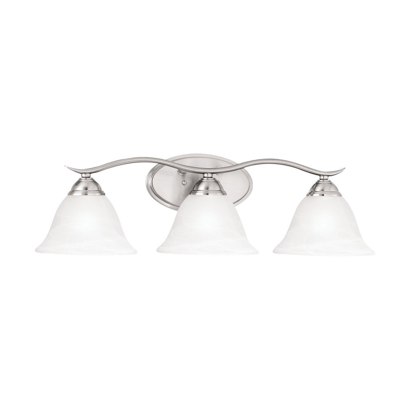 ELK Home SL748378 Three Light Wall Lamp, Brushed Nickel Finish - At LightingWellCo