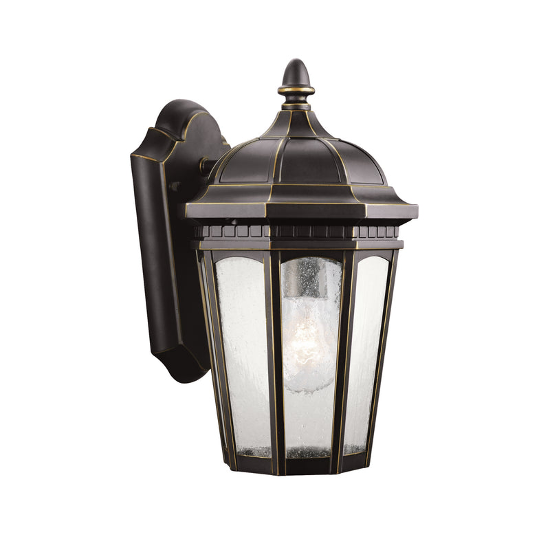 Kichler 9032RZ One Light Outdoor Wall Mount, Rubbed Bronze Finish - LightingWellCo