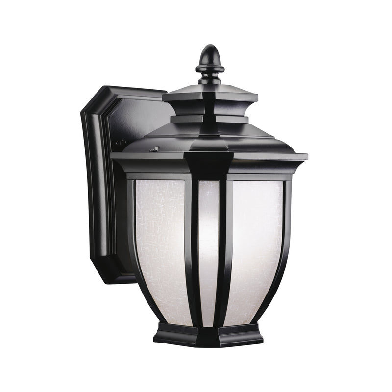 Kichler 9039BK One Light Outdoor Wall Mount, Black Finish - LightingWellCo