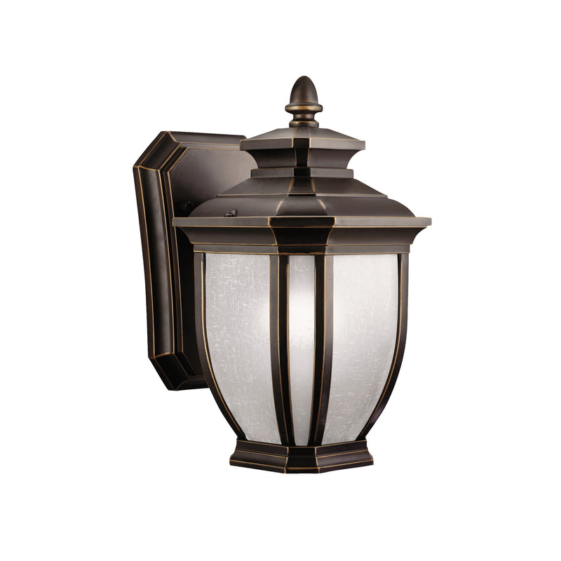 Kichler 9039RZ One Light Outdoor Wall Mount, Rubbed Bronze Finish - LightingWellCo