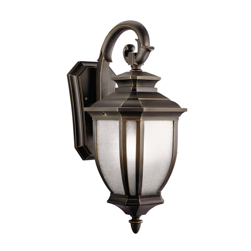 Kichler 9040RZ One Light Outdoor Wall Mount, Rubbed Bronze Finish - LightingWellCo