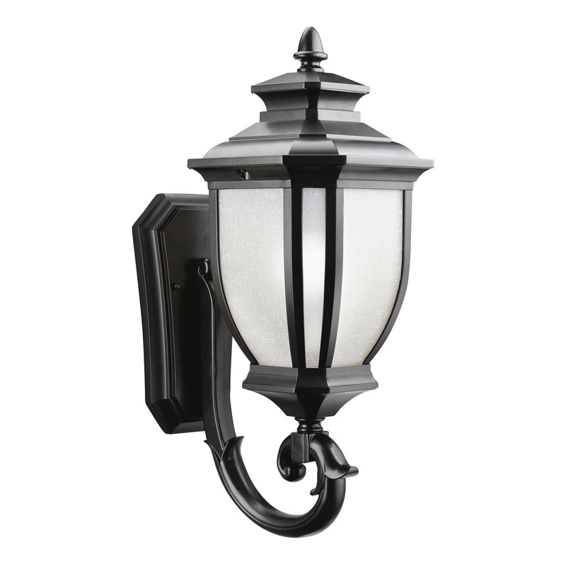 Kichler 9041BK One Light Outdoor Wall Mount, Black Finish - LightingWellCo