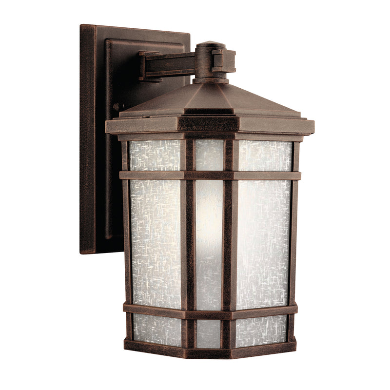 Kichler 9718PR One Light Outdoor Wall Mount, Prairie Rock Finish - LightingWellCo