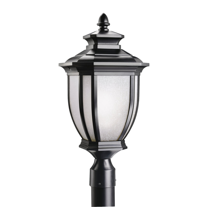 Kichler 9938BK One Light Outdoor Post Mount, Black Finish - LightingWellCo