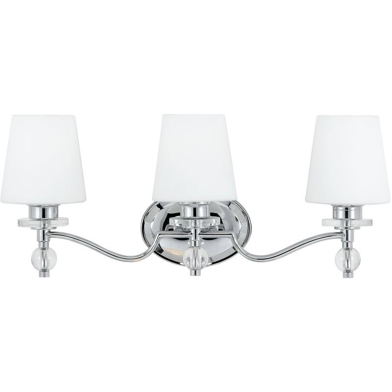 Quoizel HS8603C Three Light Bath Fixture, Polished Chrome Finish - LightingWellCo