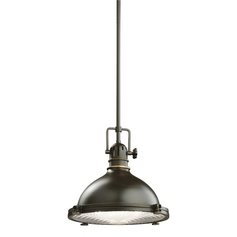 Kichler 2665OZ One Light Pendant, Olde Bronze Finish - LightingWellCo