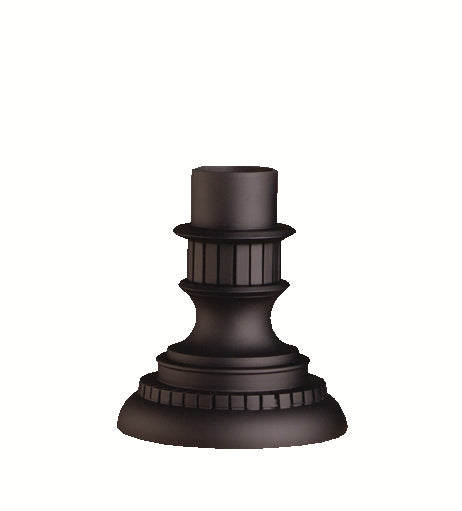 Kichler 9531BK Outdoor Pier Mount, Black Finish - LightingWellCo