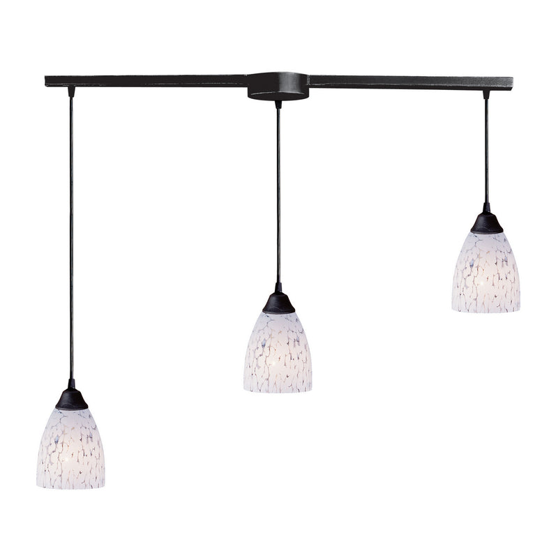 ELK Home 406-3L-SW Three Light Pendant, Dark Rust Finish - At LightingWellCo