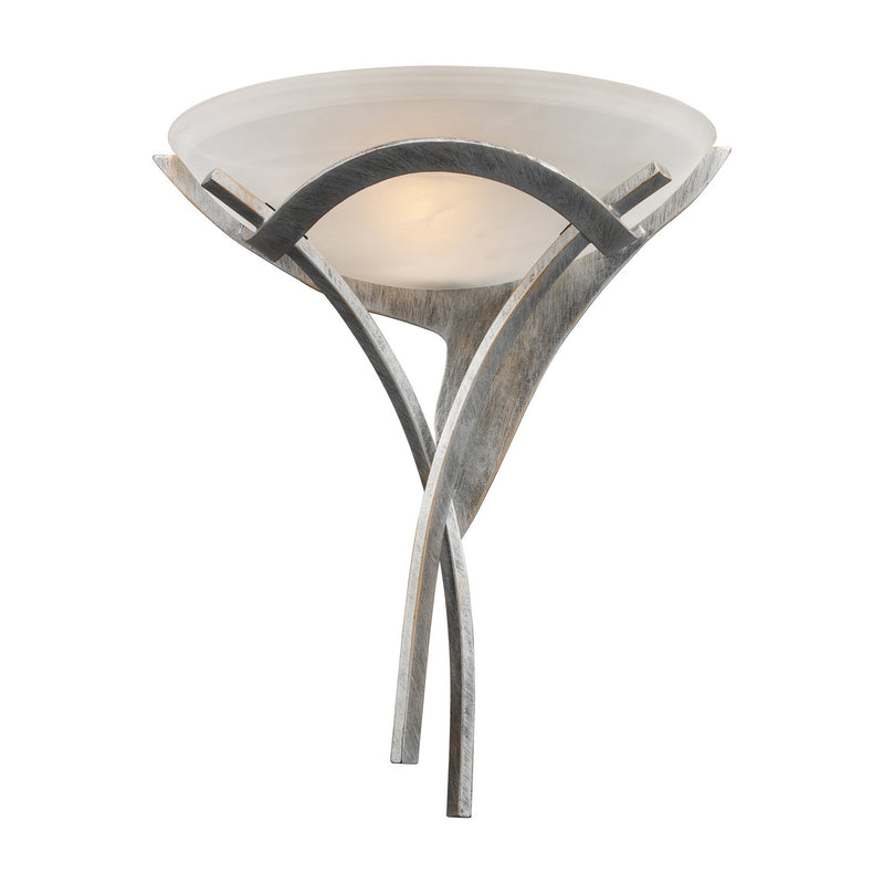 ELK Home 001-TS One Light Wall Sconce, Tarnished Silver Finish-LightingWellCo