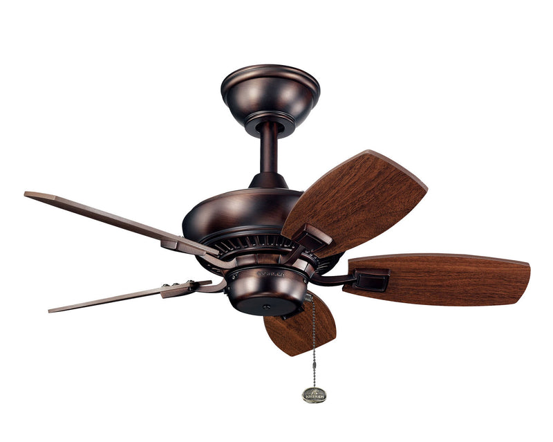 Kichler 300103OBB 30``Ceiling Fan, Oil Brushed Bronze Finish - LightingWellCo