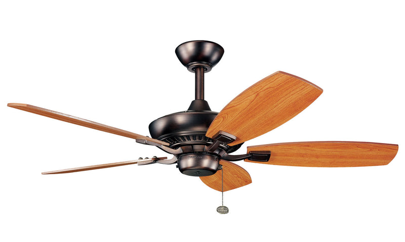 Kichler 300107OBB 44``Ceiling Fan, Oil Brushed Bronze Finish - LightingWellCo