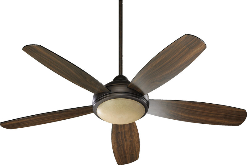 Quorum 36525-986 52``Ceiling Fan, Oiled Bronze Finish - LightingWellCo