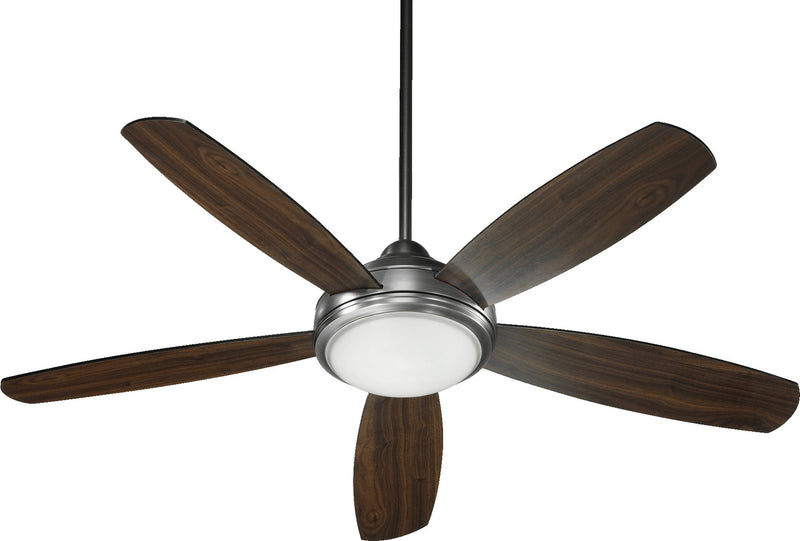 Quorum 36525-992 52``Ceiling Fan, Antique Silver Finish - LightingWellCo