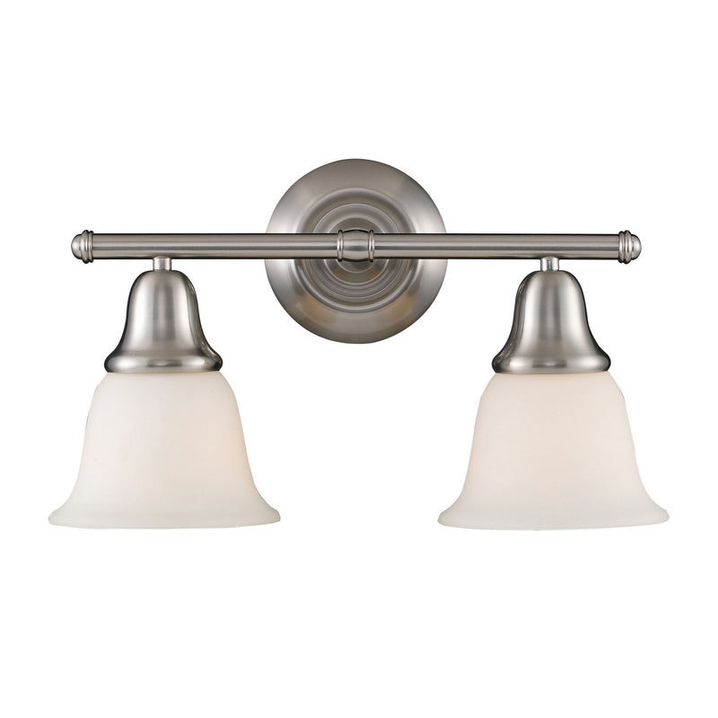 ELK Home 67021-2 Two Light Vanity Lamp, Brushed Nickel Finish - At LightingWellCo