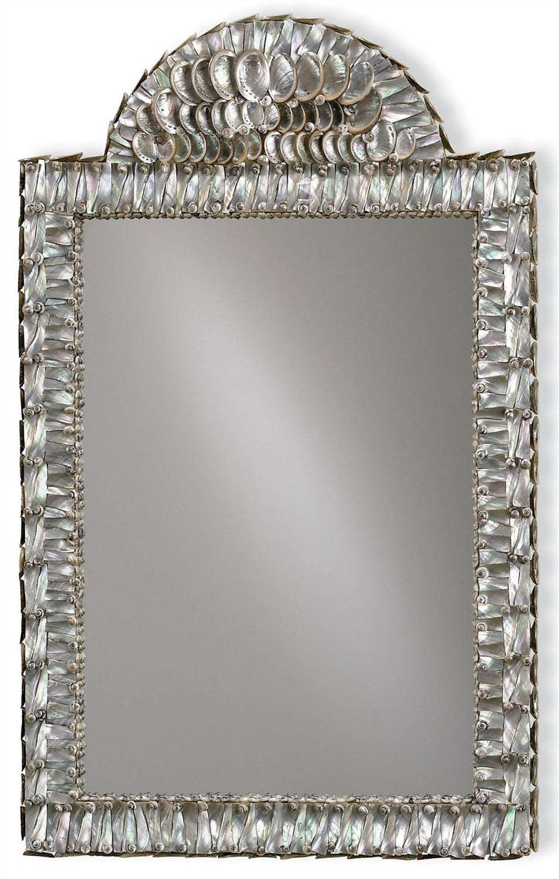 Currey and Company 1325 Mirror, Natural/Mirror Finish - LightingWellCo