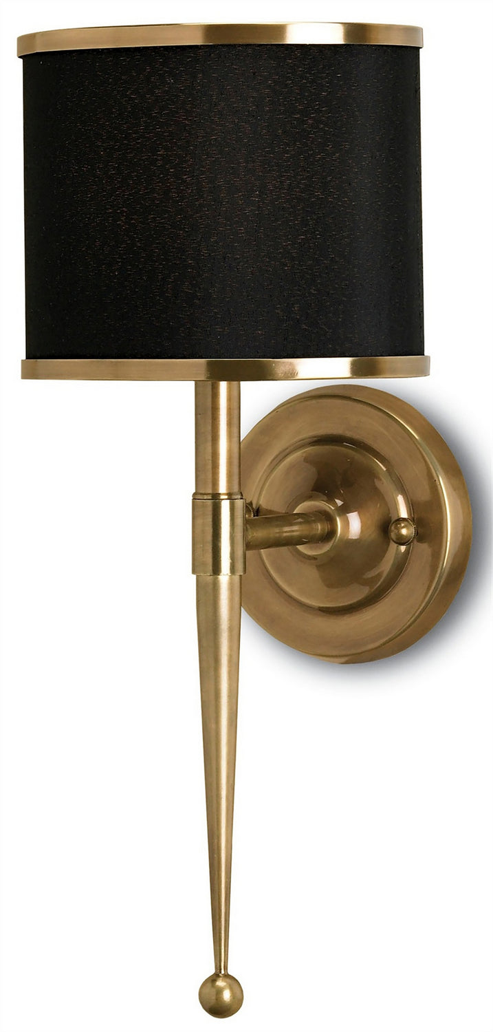 Currey and Company 5021 One Light Wall Sconce, Brass Finish-LightingWellCo