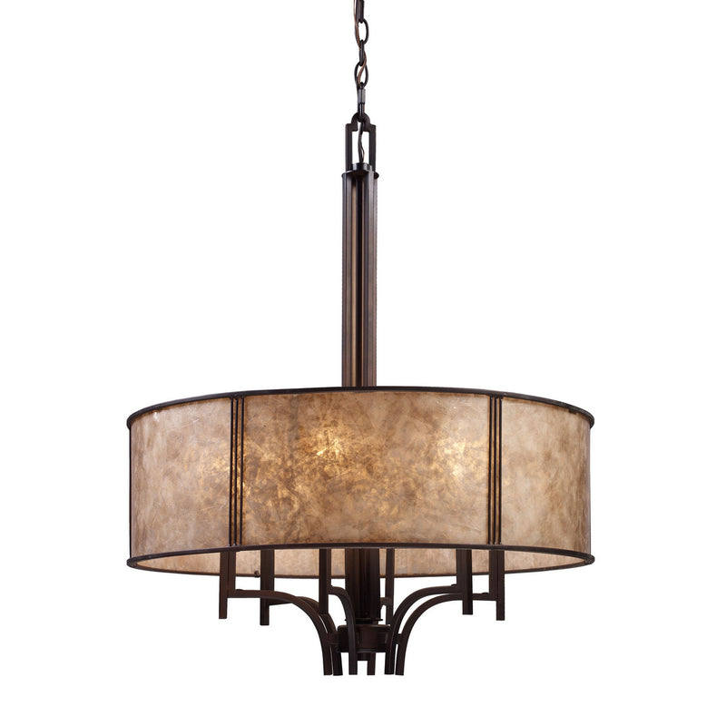 ELK Home 15034/6 Six Light Chandelier, Aged Bronze Finish - At LightingWellCo