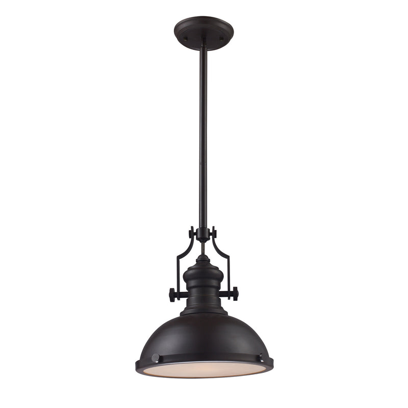 ELK Home 66134-1 One Light Pendant, Oiled Bronze Finish-LightingWellCo