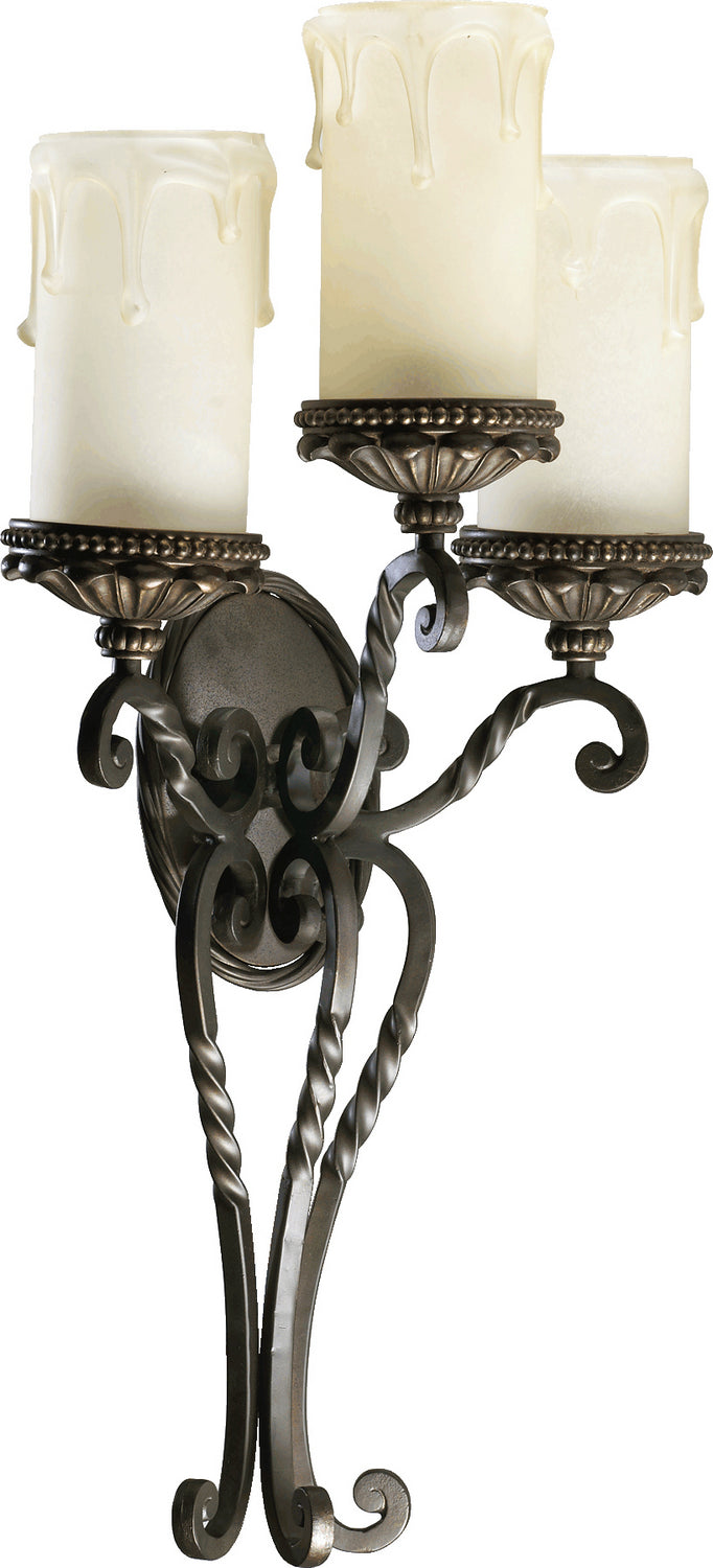 Quorum 5286-3-86 Three Light Wall Mount, Oiled Bronze Finish - LightingWellCo